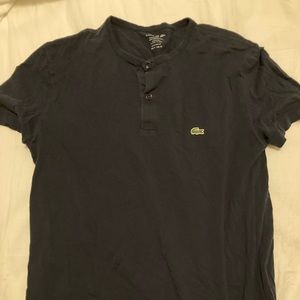 Lacoste Navy Henley S/S 4